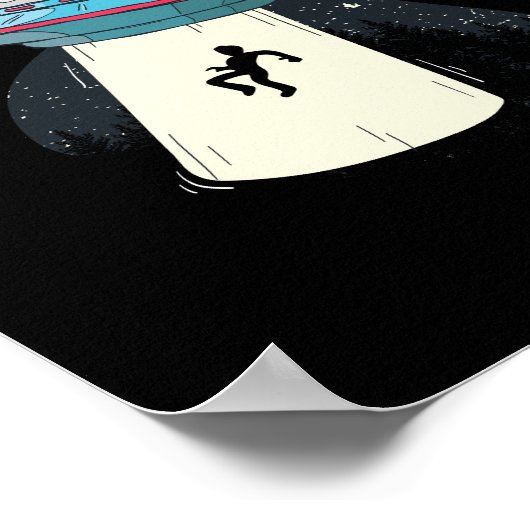 Get In Loser UFO Space Ship Alien Abduction ポスター (角)