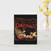 Get In Loser We're Stealing Christmas  カード (黄色い花)