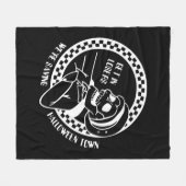 Get In Losers Lazy Halloween Costume Fun Skeleton  フリースブランケット (正面(横))