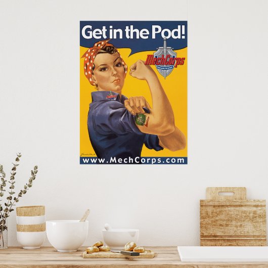 Get in the Pod! poster - MechCorps ポスター (キッチン)