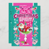 Get Into The Christmas Spirit Cocktail Party  招待状 (正面/裏面)
