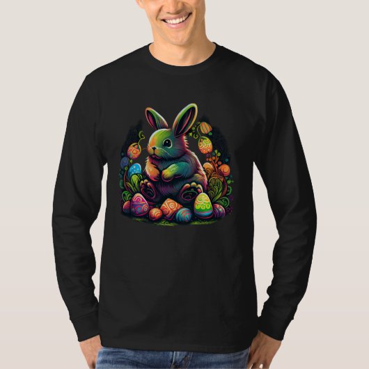 Get into the holiday spirit with this Easter Bunny Tシャツ (正面)
