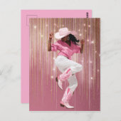 GET IT GIRL #1折り畳まれたサンキューカード ポストカード (正面/裏面)