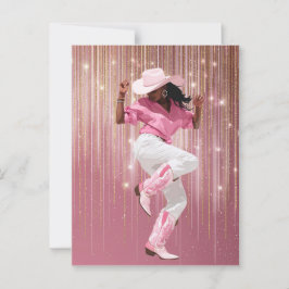 GET IT GIRL #1折り畳まれたサンキューカード ポストカード