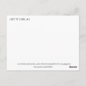 GET IT GIRL #2 ポストカード (裏面)