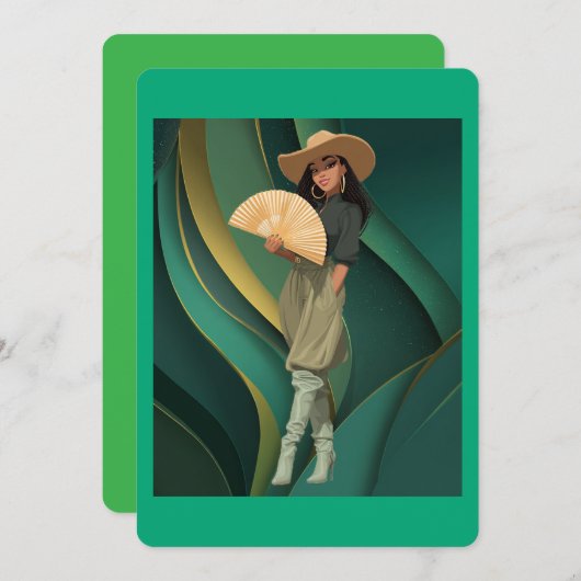 GET IT GIRL #2 招待状 (正面/裏面)