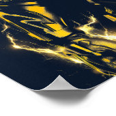 Get Lit – ブラック稲妻 ポスター (角)