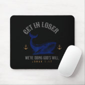Get loser we're doing god's will christian bible h マウスパッド (マウス)