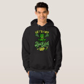 Get Lucked UpデザインラクロスSt. Patricks Day パーカ (正面フル)