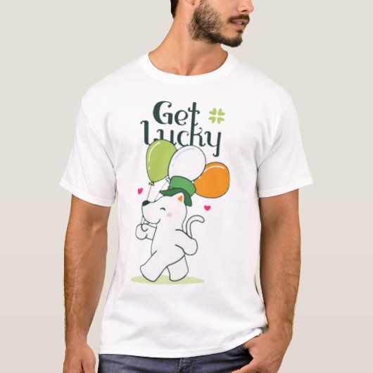 Get lucky tシャツ (正面)