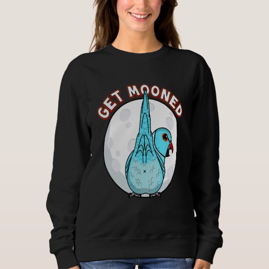 Get Mooned I Parrot Underffies I Blueインディアンリ スウェットシャツ (正面)