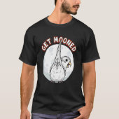 Get Mooned I Parrot Underffies I White Budgie B Tシャツ (正面)