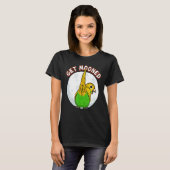 Get Mooned I Parrot Underffies I Yellow Budgie Tシャツ (正面フル)