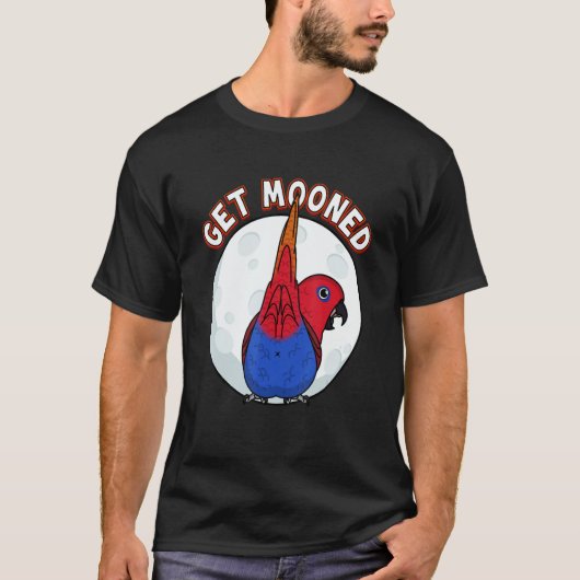 Get Mooned I Parrot Underfluffies I Female Eclectu Tシャツ (正面)