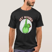 Get Mooned I Parrot Underfluffies I Green Indian R Tシャツ (正面)
