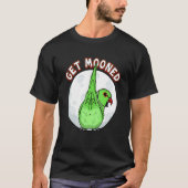 Get Mooned I Parrot Underfluffies I Green Indian R Tシャツ (正面)