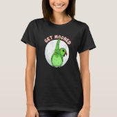 Get Mooned I Parrot Underfluffies I Green Indian R Tシャツ (正面)