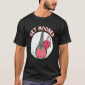 Get Mooned I Parrot Underfluffies I Rose Galah Coc Tシャツ (正面)