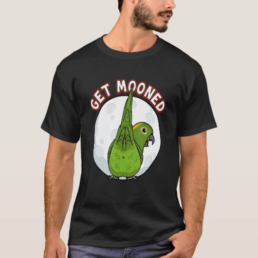 Get Mooned I Parrot Underfluffies I Yellow naped A Tシャツ (正面)