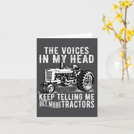 Get More Tractors Funny Quotes Tractors Driver Far カード (黄色い花)