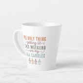 Get My秋Candle カフェラテマグ (左アングル)