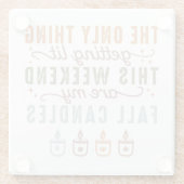 Get My秋Candle ガラスコースター (裏面)