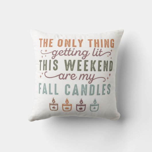 Get My秋Candle クッション (裏面)