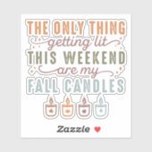 Get My秋Candle シール (シート)