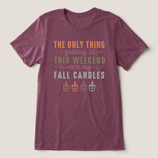 Get My秋Candle トライブレンドTシャツ (デザイン正面)