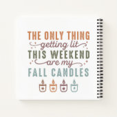 Get My秋Candle ノートブック (裏面)