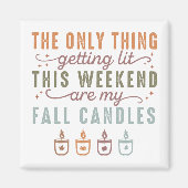 Get My秋Candle マグネット (正面)