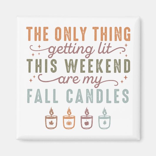 Get My秋Candle マグネット (正面)