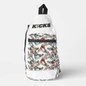Get my Kicks - スニーカー スリングバッグ 斜めがけ (正面)