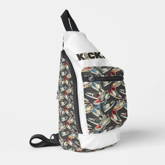 Get my Kicks スニーカー スリングバッグ 斜めがけ (左コーナー)