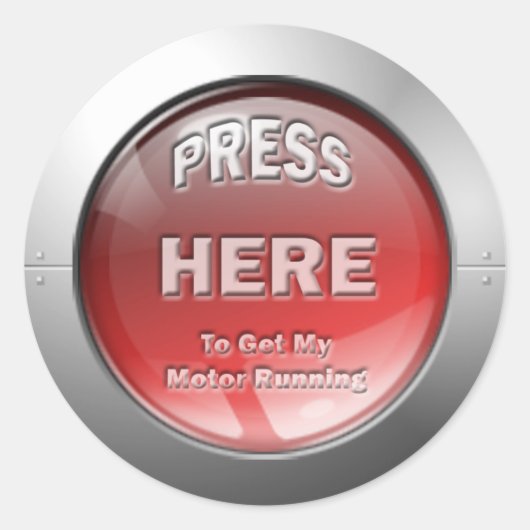 Get My Motor 走's Sticker ラウンドシール (正面)