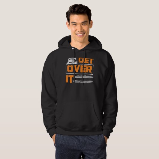 Get Over It Off road Adventure 4x4 Suv パーカ (正面フル)