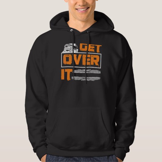 Get Over It Off road Adventure 4x4 Suv パーカ (正面)