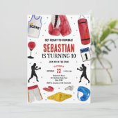 Get Ready To Rumble Boxing Birthday Invitation 招待状 (スタンド正面)