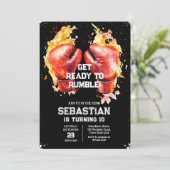 Get Ready To Rumble Boxing Birthday Invitation 招待状 (スタンド正面)