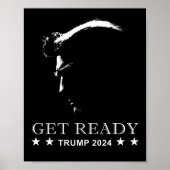 Get Ready: USA Donald Trump 2024 ポスター (正面)