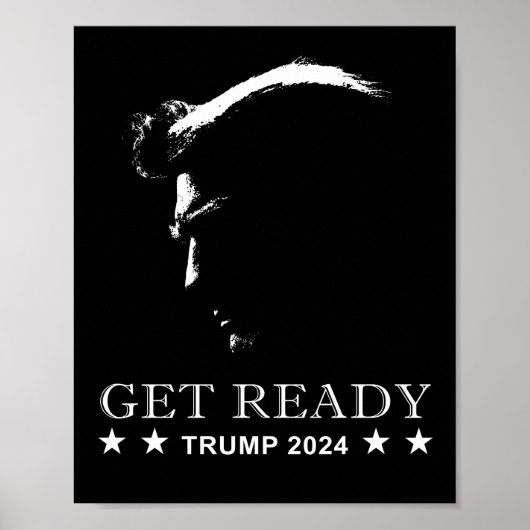 Get Ready: USA Donald Trump 2024 ポスター (正面)