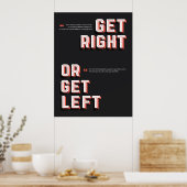 Get Right or Get Left ポスター (キッチン)