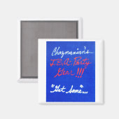 GET_SOME_CHAZMANIAN-デザイン マグネット (正面/裏面)