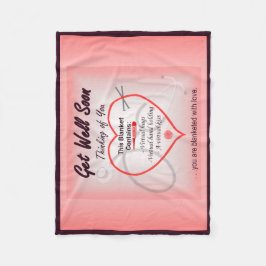Get Soon #1フリースブランケット フリースブランケット