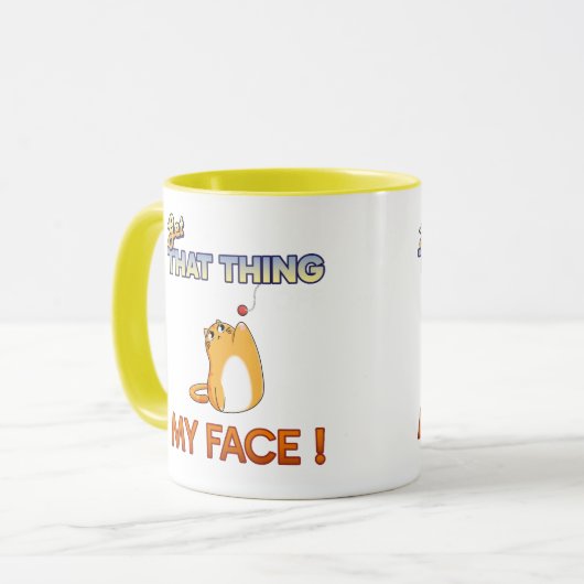 Get That Thing off My Face! マグカップ (正面左)
