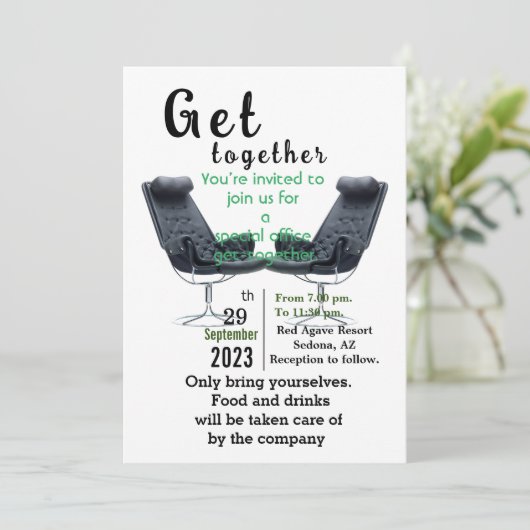 Get Together招待状 招待状 (スタンド正面)