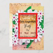 Get-together招待状 招待状 (正面/裏面)