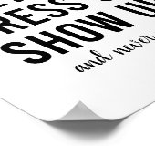 Get UpドレスアップShowやる気を起こさせる Up引用文 ポスター (角)