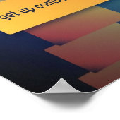 get up continous ポスター (角)