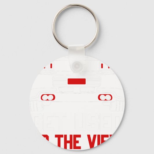 get used to the view ford mustang キーホルダー (正面)